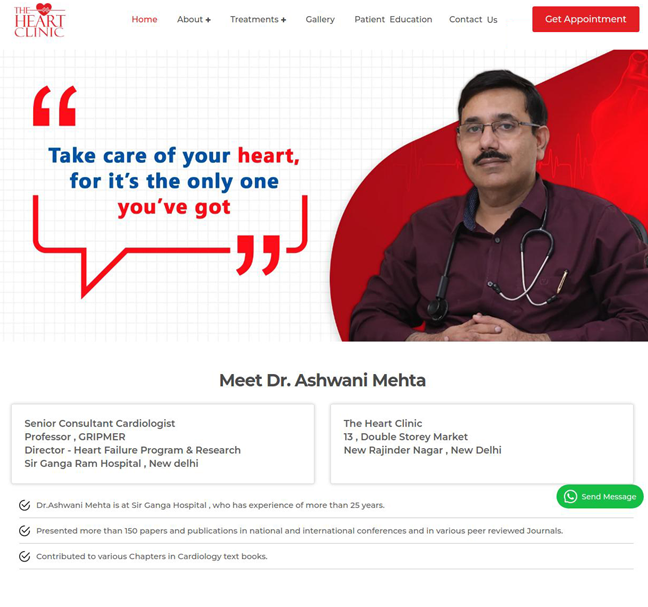 Dr Ashwani Mehta